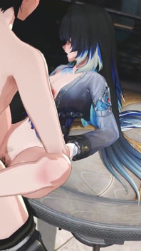 Wuthering Waves - Adegan seks intim Yangyang dan Rover - Animasi Hentai 3D