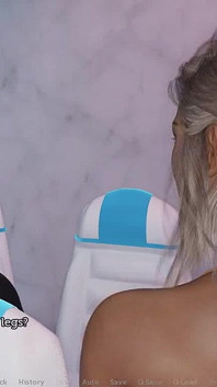 O casal aventureira: esposa está oferecendo uma punheta para seu chefe no avião - episódio 126