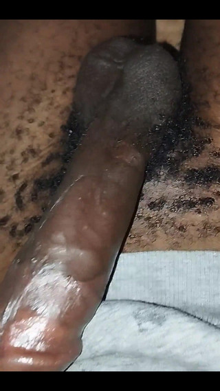 Kenyandick: Hairy Kenyan Twink Vigorously Stroking His Hard Dick. Part 2