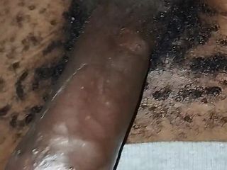 Kenyandick: Hairy Kenyan Twink Vigorously Stroking His Hard Dick. Part 2