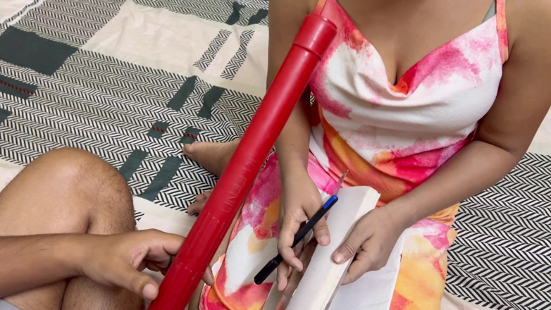 DesiSexCreator: Indian College Girl Seduces Her Tutor to Fuck Her with...