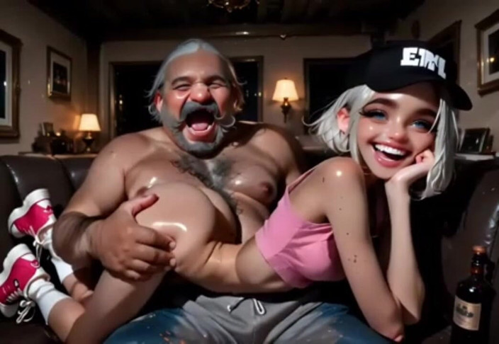 Sexxy anime: Nachbarin fickt ihre transsexuelle Freundin