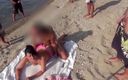 Alexandra Wett: Incontro di scopate di massa su Banana Beach con una...