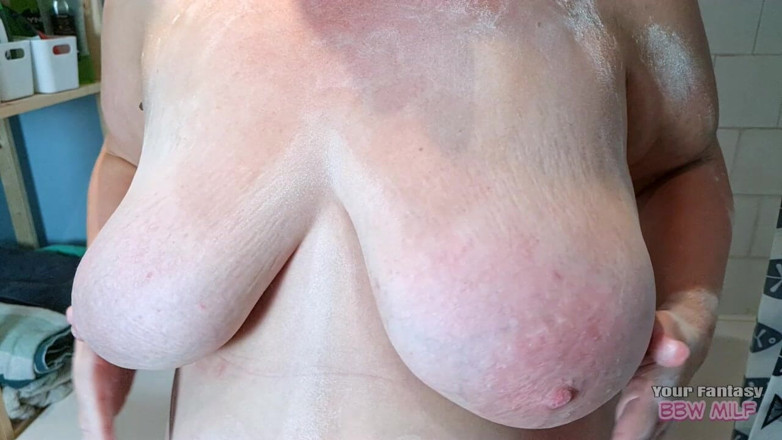 BBW_Wife: Peminat tetek dan tetek besar - ibu tiri perah besar-besaran keluar...