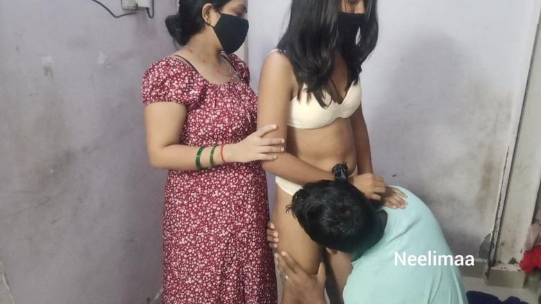 Neelimaa: Indische Desi Bhabhi trio seksvideo. Indisch trio seksvideo.