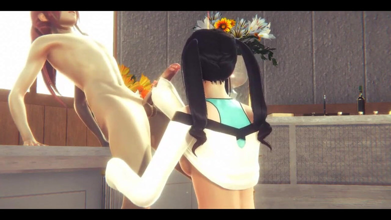 HentaiTubes: Hentai bez cenzury - Yumiko bawi się z dwoma przyjaciółmi i...