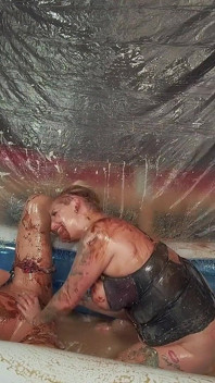 Sploshing Wet & Messy Party - Loula and Nikki