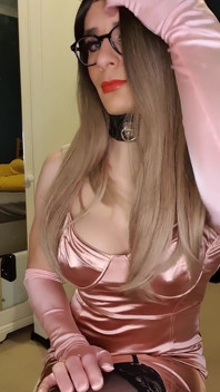 Sensuale paradiso in raso e nylon dream, sentirsi una figa così glamour che vuoi toccare, non sei