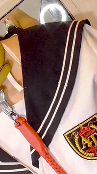 Mayu No63, deepthroat, randiga trosor sjöman kläder, anal svans