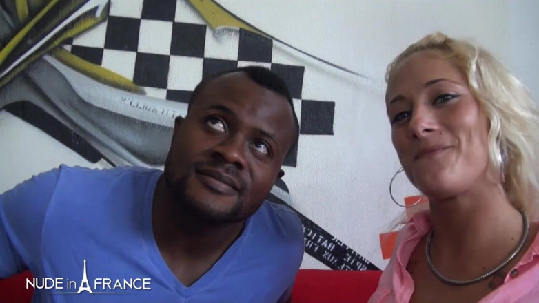 Nude in France: Anal casting couch of a sublime blonde getting analized by...