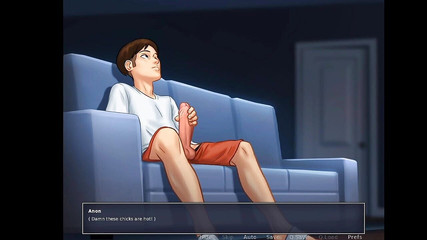 Lana Game plays: Summertime Saga Part 14 - He Loves Lesbian Porn