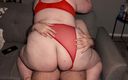 EvStPorno: Huge Luscious Ass in Sexy Red Lingerie Takes Cock in...