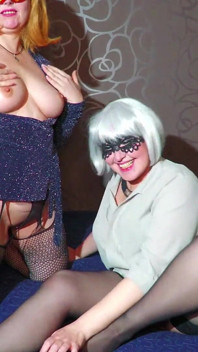 Hot Lesbians and Golden Shower in a Guy's Mouth.