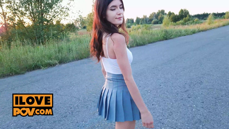 IlovePOV: Beautiful Young Webtolove's Public Tease to Intimate Sex
