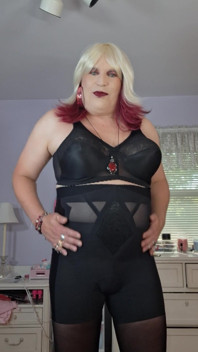 My Granny Girdle Underwear, Getting Ready to Go Out!