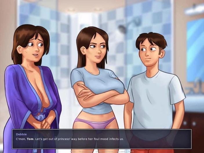 Dirty GamesXxX: Літня сага: цицьки назовні, виправлення труби, еп.22