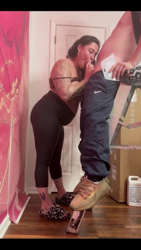 Blowjob on the Stairs