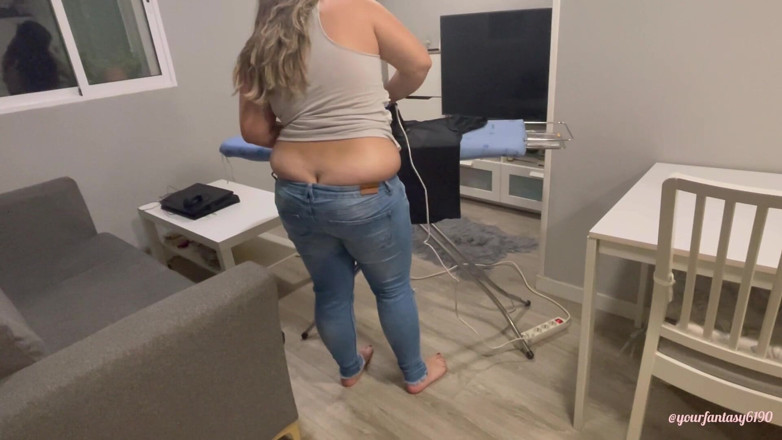 Your fantasy studio: Butt Crack in Jeans While Ironing