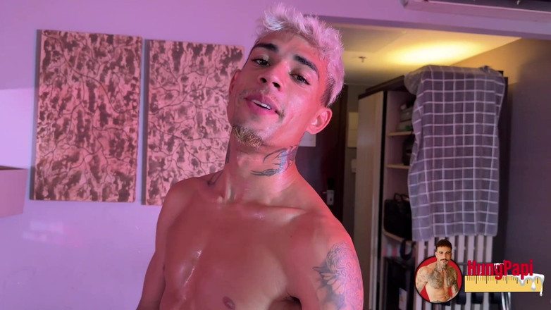 Hung Papi: Azael Maluma îl fute pe Twink Fără prezervativ atârnat papi latino...