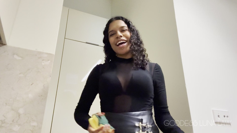 Goddess Luna Law: Instruções para a cbt - itens de cozinha - deusa negra dominação...