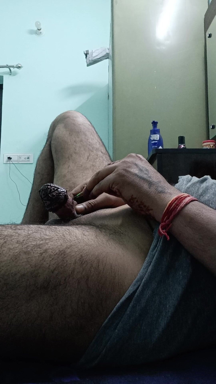 Rajasthani-old-lover: Bărbatul indian desi savurează dușul și sexul