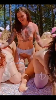 Lesbian Bunny Orgy