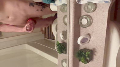 Cordell: Acariciando en el baño y corrida