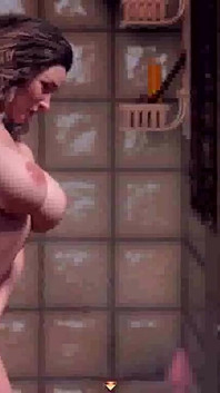 Treasure of Nadia: la miLF sexy si masturba sotto la doccia e un ragazzo sta guardando su lei ep 109