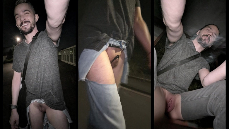 kinkygaynudist: Schwanzlos Durch Die Stadt Gehen (chastity, Fufu-clip)