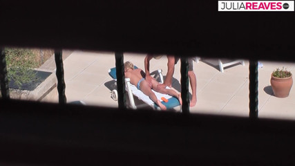 Kinky Bitches: The perverted couple fuck at the hotel pool