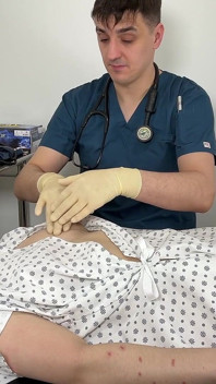 Nurse Bunny Gets a Gyno Exam Multi Angle