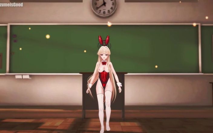 Smixix: Asuma Toki bunny style sex &amp;amp;dans blå arkiv hentai röda kläder...