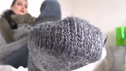 Lady Victoria Valente: 闻闻我那厚实的极臭袜子！维多利亚·瓦伦特夫人