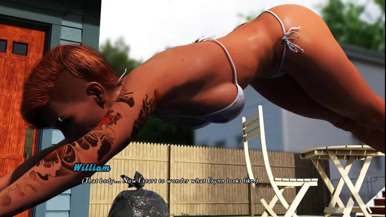 Dirty GamesXxX: Împletituri: tipul se distrează cu o mamă sexy lângă piscină-Ep10