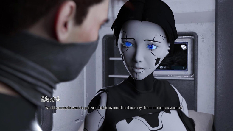 Viz Ardour: Projekt passion blowjob von geiler vollbusiger brünette ai sexroboter-mädchen