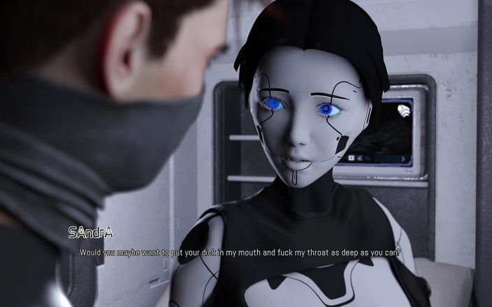 Viz Ardour: 来自饥渴的丰满黑发 ai 性爱机器人女孩的 Projekt 激情口交
