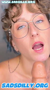 Sad Silly Sex Therapist Teaches You How to Cum in Her Mouth