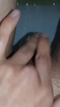 In a Public Toilet, I Jerk off and Pee at the Same Time