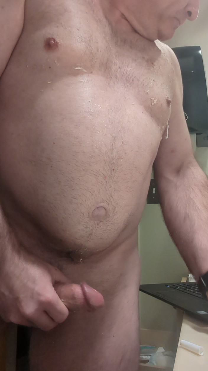 Sperma bukkake: My Shaved Cock