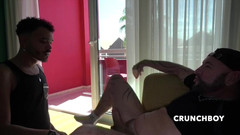 Only bareback sex party with friends: Jess Royan zerżnięta na surowo przez Latynosa w Maspalomas