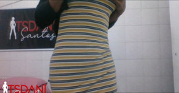 Tsdanisantos1: Сексуальная и соблазнительная Даниэла Сантос танцует, а затем испытывает оргазм.