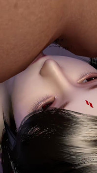 セクシーなドレスを着た3Dかわいいアジアの美女が太ったペニスに犯された