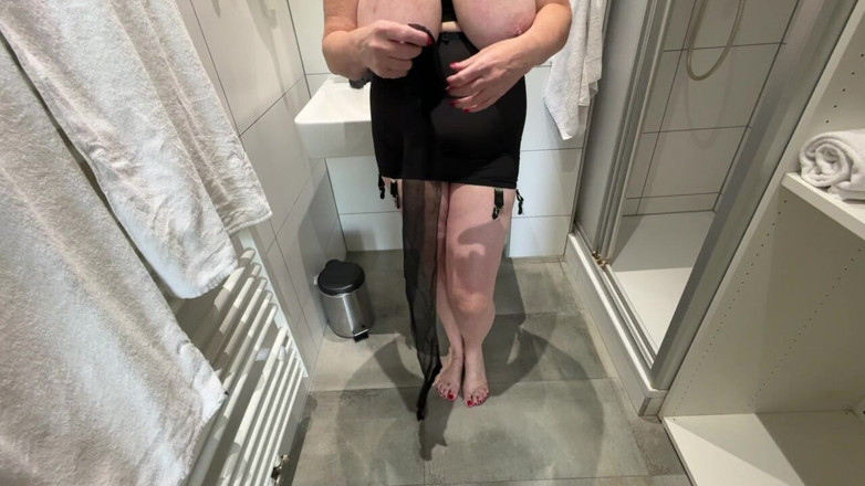 Aunty Sandra vintage girdle queen: Zia Sandra Nella Sua Cintura Tutti I Giorni Vgq45
