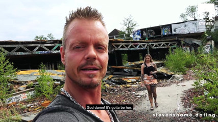 Steven Shame: Mia Blow und Bodo genossen draußen in Berlin einen harten...