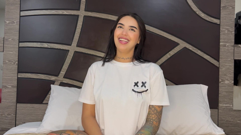 Fkn studio: Casting lina girard, schön, üppig