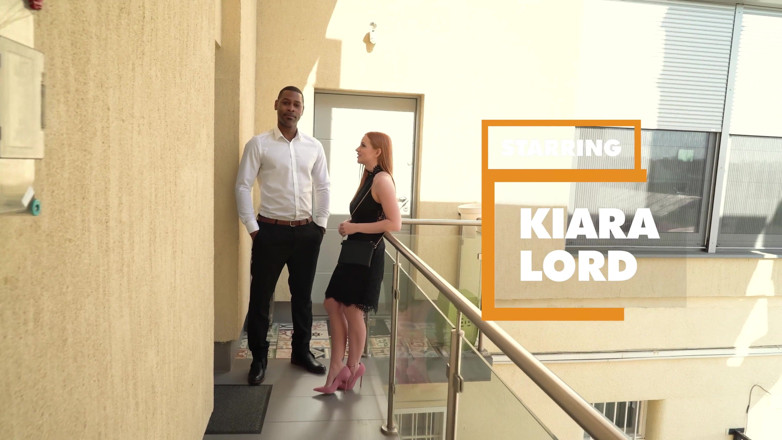 OfficePOV: itsPOV - Kiara Lord getting ass fucked in threeway