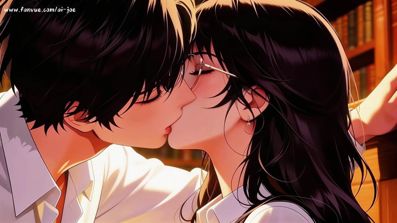 AI-JOE: Gap Moe Glasses Beautiful Woman, a Sessão de Estudo Privado...