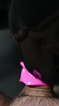 Kondommask blowjob