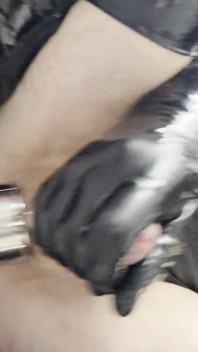 Masturbation in Rubber