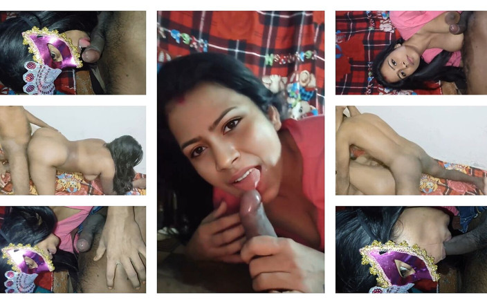 Lovely95: Season 375. Bhabhi Licking Cock of Boyfriend and Giving Ass to...